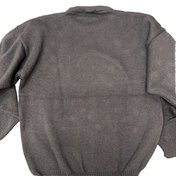 Emerald‎ Isle L Embroidered Ireland Chunky Tight Knit Grandpa Sweater St Patrick - Picture 10 of 10